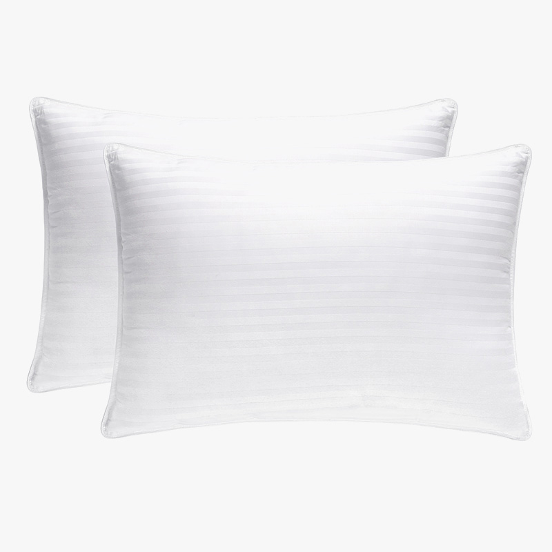 Collection d’hôtels à Lot de 2 oreillers de lit standard/queen size – Oreiller rafraîchissant en gel pour literie alternative pour dormeurs sur le dos, le ventre ou sur le côté